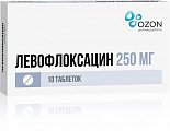 Купить левофлоксацин, таблетки, покрытые пленочной оболочкой 250мг, 10 шт в Ваде