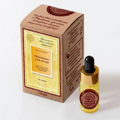 Купить patricem (патрисем) масло-концентрат для нанесения парфюма для женщин tаste of gold, 10мл  в Ваде