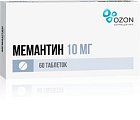 Купить мемантин, таблетки, покрытые пленочной оболочкой 10мг, 60 шт в Ваде