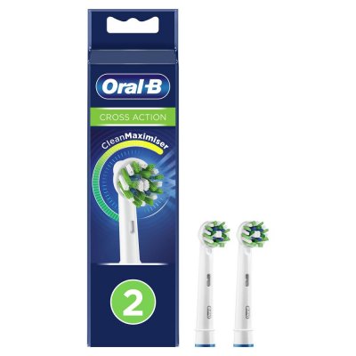 Купить oral-b (орал-би) насадка для электрической зубной щетки crossaction eb50rb, 2 шт в Ваде