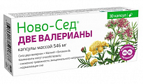 Купить ново-сед две валерианы, капсулы массой 546мг 30шт бад в Ваде