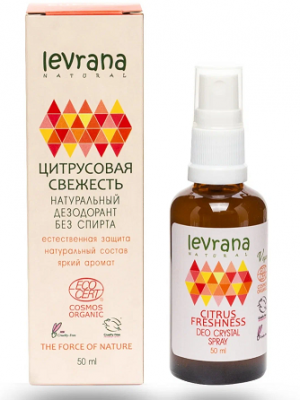 Купить levrana (леврана) дезодорант цитрусовая свежесть, 50мл в Ваде