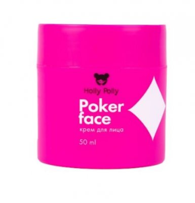 Купить holly polly (холли полли) poker face крем для лица, увлажнение, сияние и питание, 50 мл в Ваде