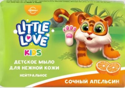 Купить little love (литтл лав) мыло для нежной кожи детское сочный апельсин 90 гр в Ваде