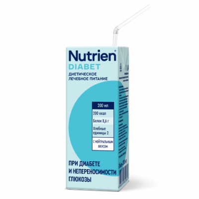 Купить нутриэн диабет стерилизованный для диетического лечебного питания с нейтральным вкусом, 200мл в Ваде
