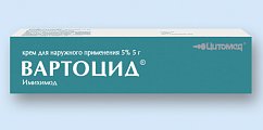 Купить вартоцид, крем для наружного применения 5%, 5г в Ваде