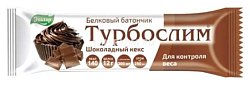 Купить турбослим, батончик белковый для контроля веса шоколадный кекс, 50г 4 шт бад в Ваде