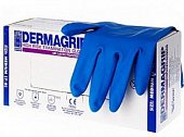 Купить перчатки dermagrip high risk powder free сверхпрочные синие размер m, 50 шт в Ваде