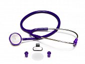 Купить стетоскоп amrus (амрус) 04-ам410 premium медицинский двухсторонний терапевтический, фиолетовый в Ваде