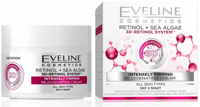 Купить eveline (эвелин) крем-интенсивный лифтинг омоложивающий ретинол и водоросли 50мл в Ваде
