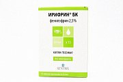 Купить ирифрин бк, капли глазные 2,5%, тюбик-капельница 0,4мл, 15 шт в Ваде