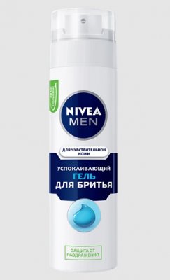 Купить nivea (нивея) для мужчин гель для бритья для чувствительной кожи, 200мл в Ваде