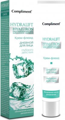 Купить compliment hydralift hyaluron (комплимент) крем-флюид для лица дневной глубокого действия, 50мл в Ваде
