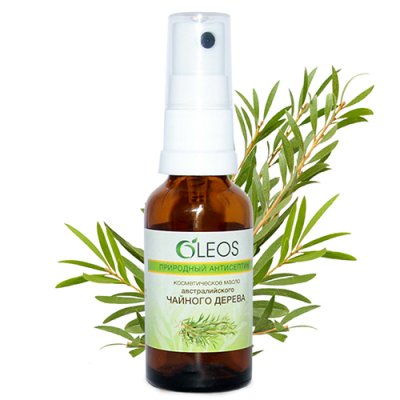 Купить oleos (олеос) природный антисептик косметическое масло австралийского чайного дерева, спрей 30мл в Ваде