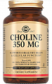 Купить solgar (солгар) холин 350мг, капсулы 100шт бад в Ваде