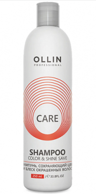 Купить ollin prof care (оллин) шампунь для окрашенных волос сохранение цвета и блеска, 250мл в Ваде