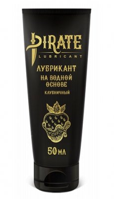 Купить pirate (пират) лубрикант на водной основе клубничный, 50мл в Ваде