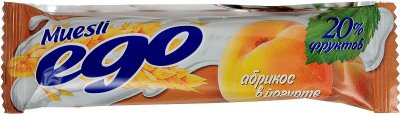 Купить мюсли эго батончик, абрикос в йогурте 25г (l.d.с. lolly s.r.o., словения) в Ваде