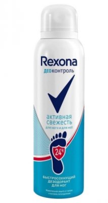 Купить rexona (рексона) дезодорант-аэрозоль для ног деоконтроль активная свежесть, 150мл в Ваде