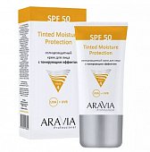 Купить aravia professional (аравиа) крем для лица солнцезащитный с тонирующим эффектом tinted moisture protection, 50 мл spf50 в Ваде