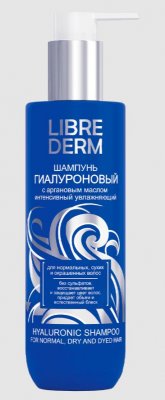 Купить librederm (либридерм) гиалуроновый шампунь интенсивное увлажнение с аргановым маслом, 250мл в Ваде