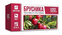 Купить фиточай брусники листья грин сайд, фильтр-пакеты 1,5г, 20 шт бад в Ваде