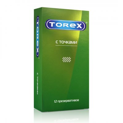 Купить презервативы торекс с точками, №12 (кит ооо, россия) в Ваде