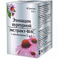 Купить эхинацея пурпурная экстракт-вис с витамином с, е, капсулы 40 шт бад в Ваде