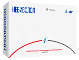 Купить небиволол, таблетки 5мг 56шт в Ваде