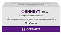 Купить фенибут, таблетки 250мг, 50 шт в Ваде