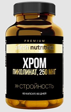 Atech Nutrition Premium (Атех Нутришн Премиум) Пиколинат Хрома, капсулы 450мг 60 шт. БАД