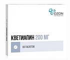 Купить кветиапин, таблетки, покрытые пленочной оболочкой 200мг, 60 шт в Ваде