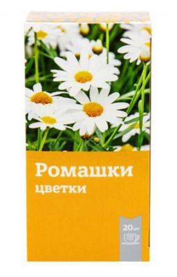 Купить ромашки аптечной цветки, фильтр-пакеты 1,5г, 20 шт бад в Ваде