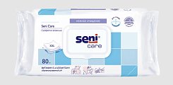 Купить seni care (сени кеа) салфетки влажные для ухода с витамином е и аллантоином 80шт в Ваде