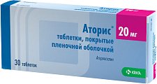 Купить аторис, таблетки, покрытые пленочной оболочкой 20мг, 30 шт в Ваде