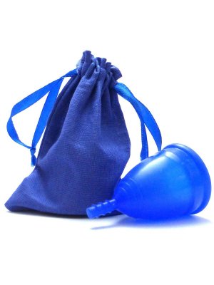 Купить онликап (onlycup) менструальная чаша серия лен размер s, синяя в Ваде