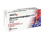 Купить декскетопрофен-сз, таблетки, покрытые пленочной оболочкой 25мг, 10шт в Ваде