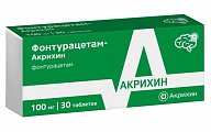 Купить фонтурацетам-акрихин, таблетки 100мг, 30 шт в Ваде