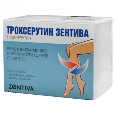 Купить троксерутин зентива, капс 300 мг №30 (зентива а.с., чешская республика) в Ваде