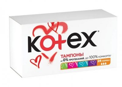 Купить kotex (котекс) тампоны супер 24шт в Ваде