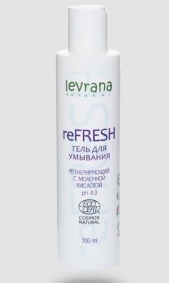 Купить levrana (леврана) гель для умывания регенерирующий refresh, 200мл в Ваде