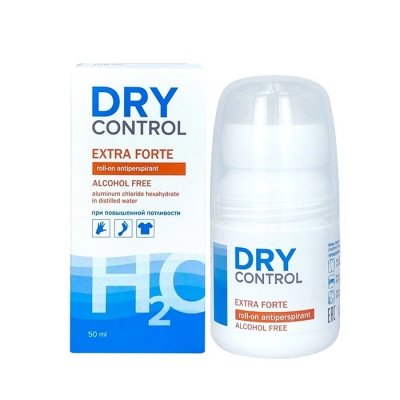 Купить dry control forte (драй контрол) экстра форте от обильного потоотделения без спирта ролик 50 мл в Ваде
