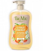 Купить biomio (биомио) гель для душа натуральный с эфирным маслом апельсина и бергамота, 650мл в Ваде