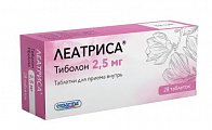 Купить леатриса, таблетки 2,5мг, 28 шт в Ваде