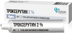 Купить троксерутин, гель для наружного применения 2%, 40г в Ваде