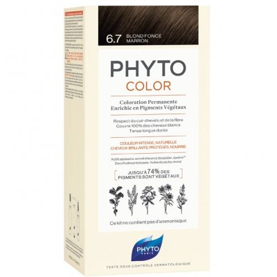 Купить фитосолба фитоколор (phytosolba phyto color) краска для волос оттенок 6.7 тёмно-шоколадный блонд в Ваде
