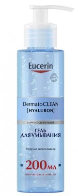 Купить eucerin dermatoclean (эуцерин) гель для умывания освежающий и очищающий 200 мл в Ваде