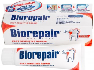 Купить биорепейр (biorepair) зубная паста для чувствительных зубов 75мл в Ваде