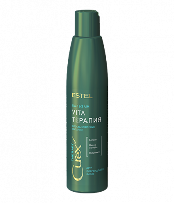 Купить estel (эстель) бальзам для поврежденных волос vita-терапия curex therapy, 250мл в Ваде