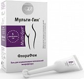 Купить мульти-гин флорафем, гель для нормализации вагинальной микрофлоры 5мл, 5 шт в Ваде